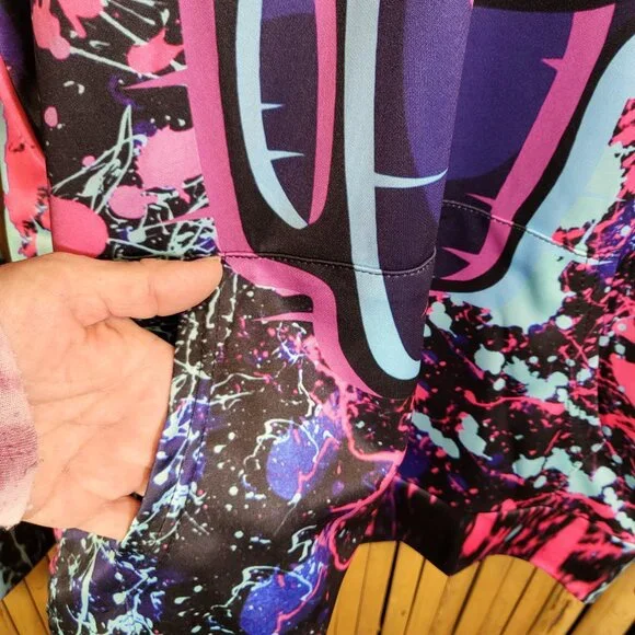 Among Us Kid's Hoodie Sweatshirt Medium Paint Splatter NEW - Picture 3 of 8